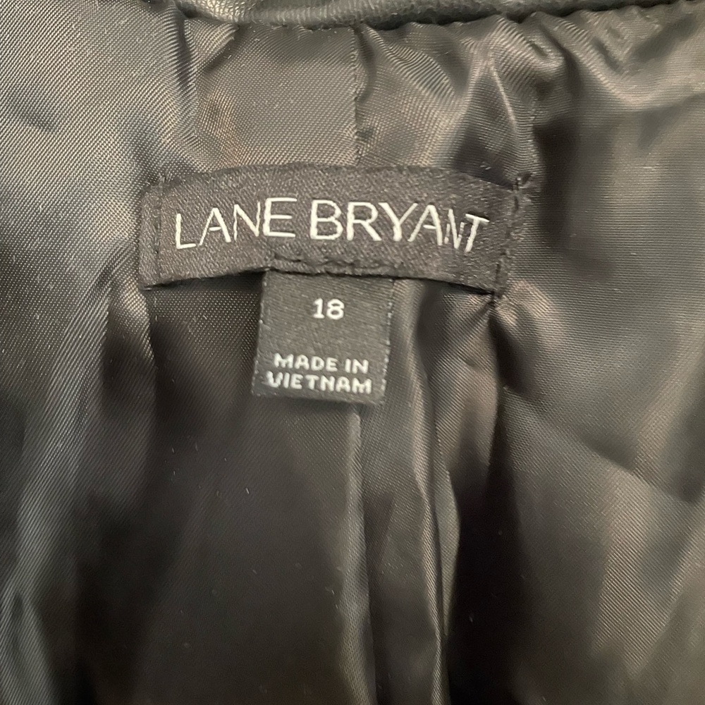 Black leather Blazer